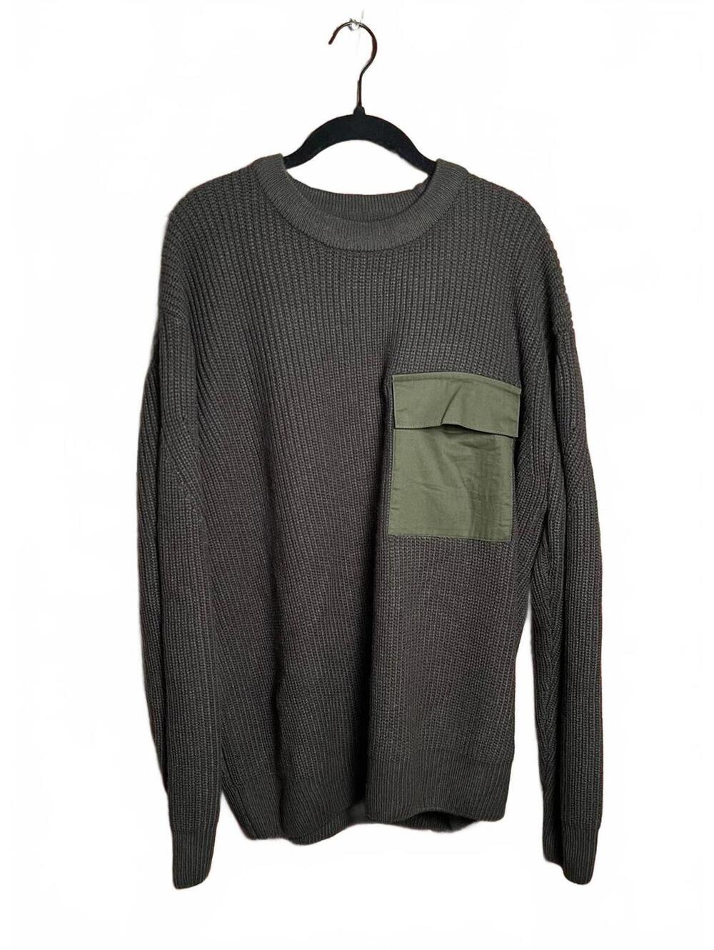 BDG Urban Outfitters Men's Military Knit Sweater Army Green Size Large NWT